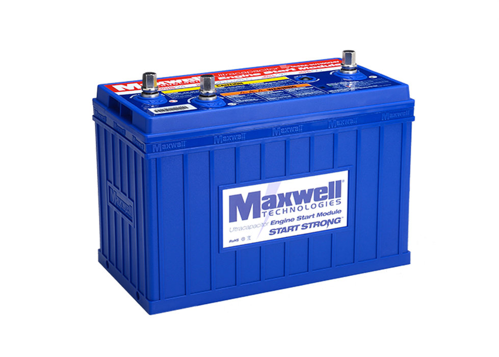 Maxwell Technologies introduce un Engine Start Module (ESM) a ultracondensatore a 24 volt per macchinari industriali
